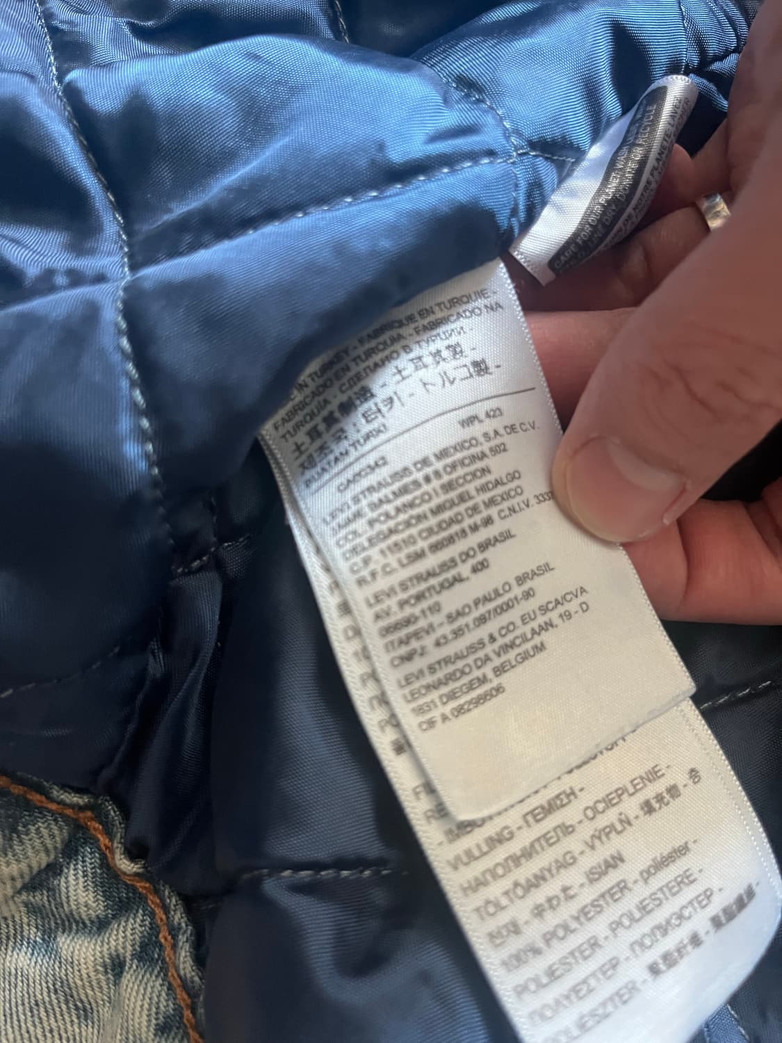 Levis paded denim jacket 상품이미지5