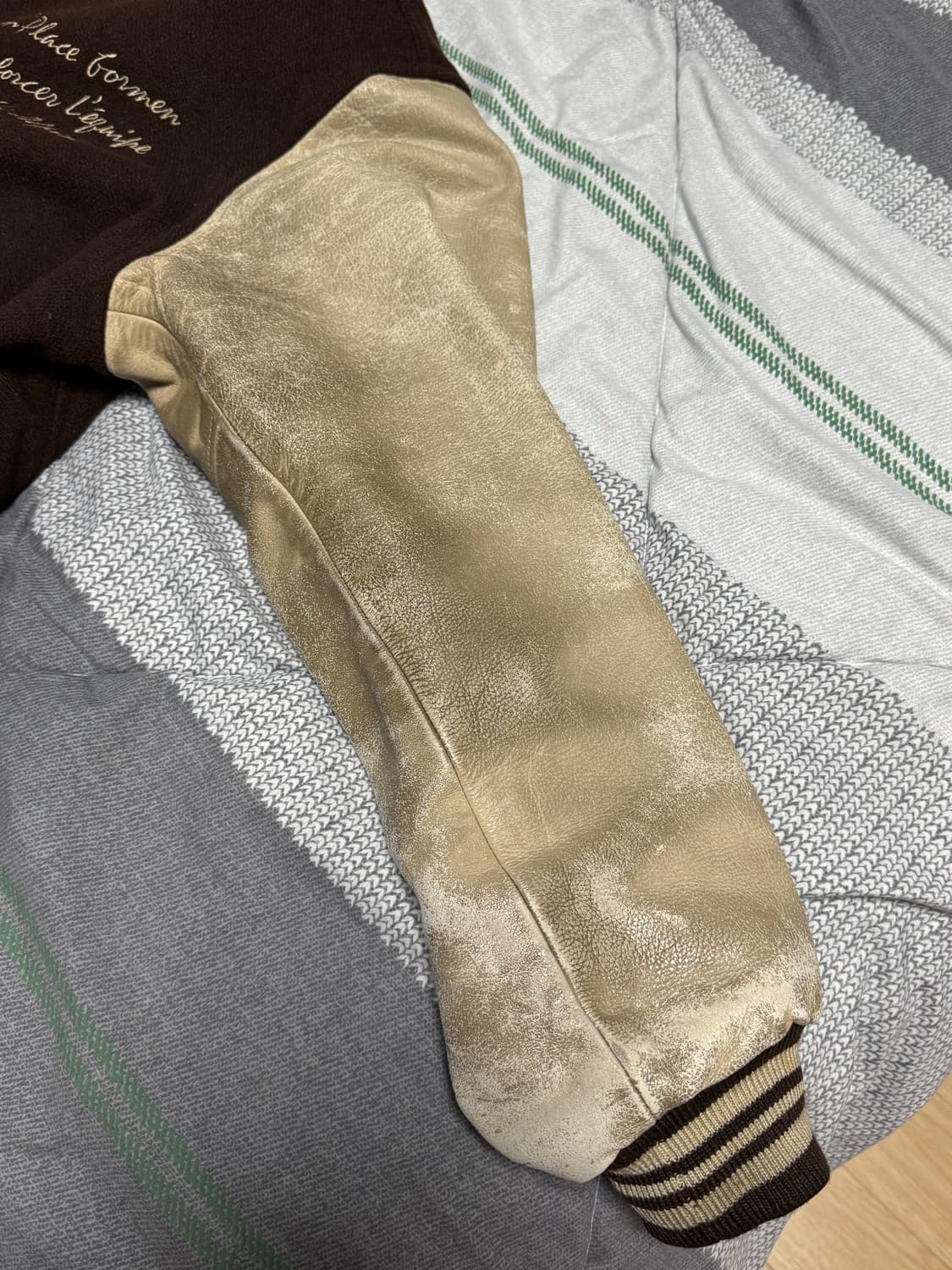 80s PEYTON PLACE FOR MEN 바시티 자켓 상품이미지8