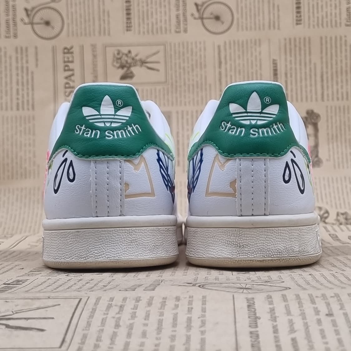 아디다스 스탠스미스 낙서 여성스니커즈235 상품이미지4