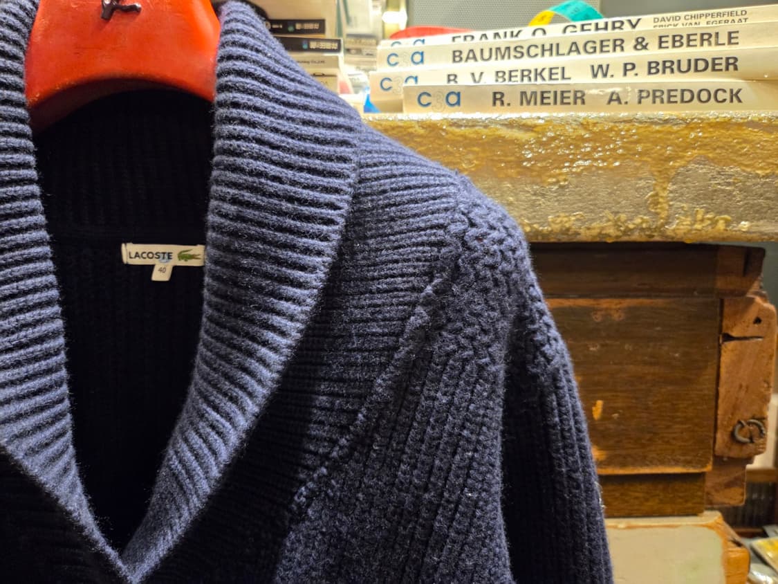 라코스테 숄칼라 카디건 상품이미지4