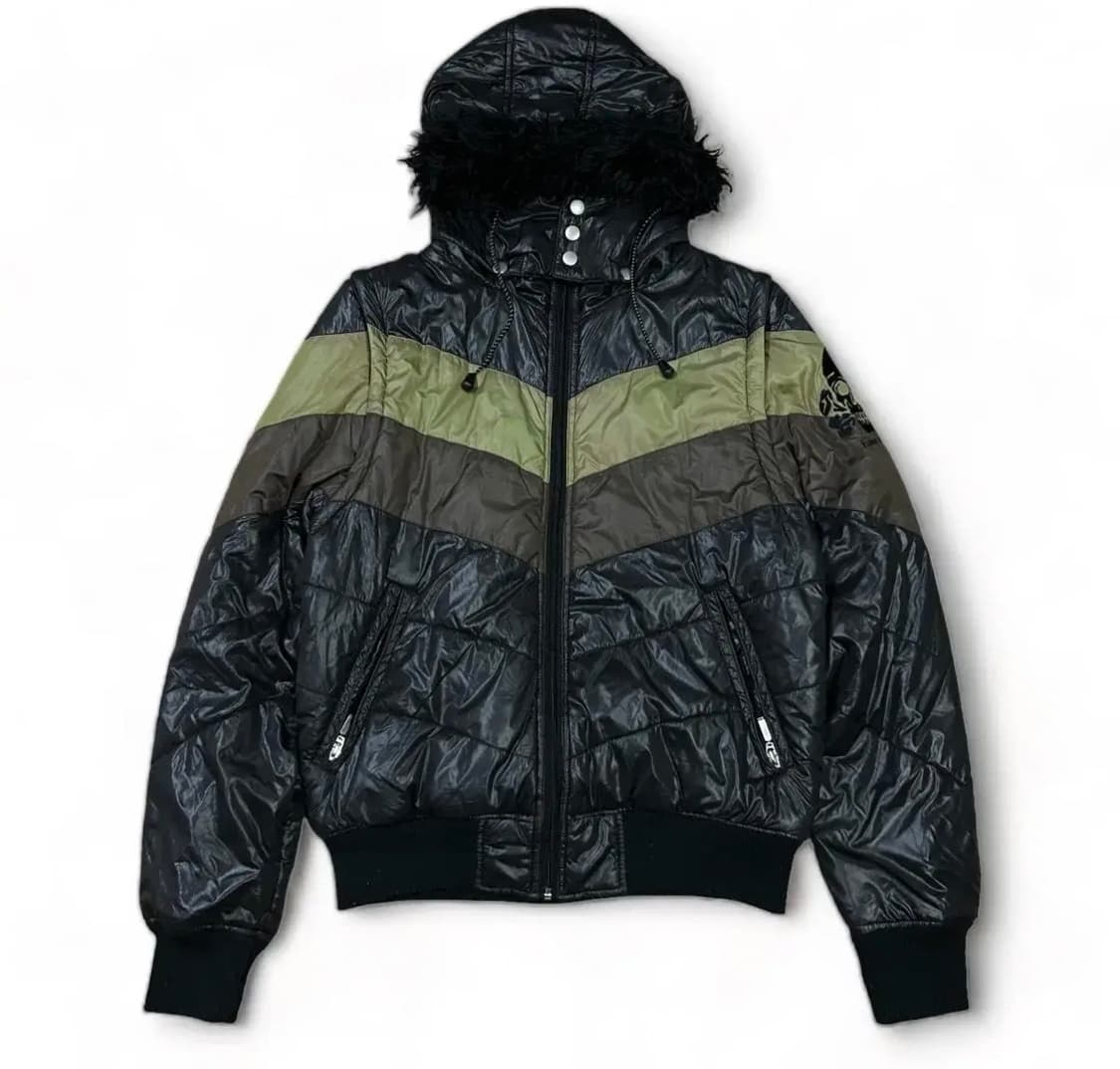 Vintage Fur hood jumper 상품이미지2