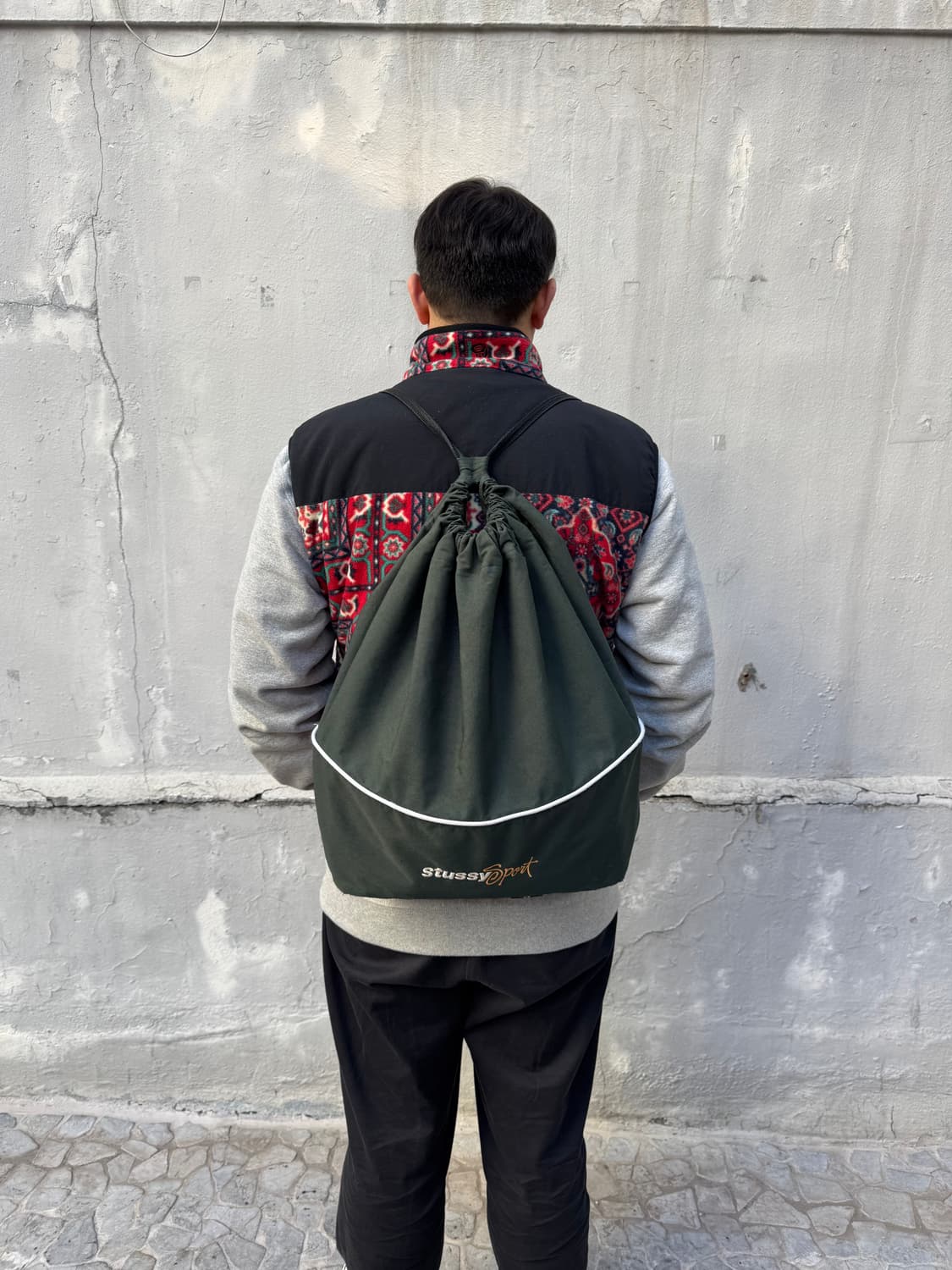 Rare 90s 스투시 Gym Sack 상품이미지7