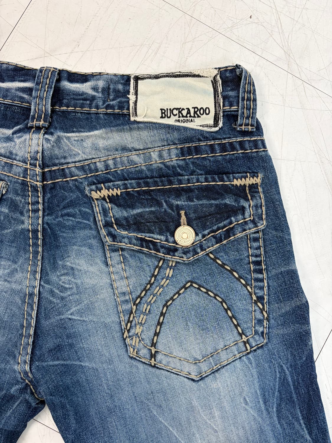 a603) 30 버커루 빈티지 워싱 데님/청바지 상품이미지6