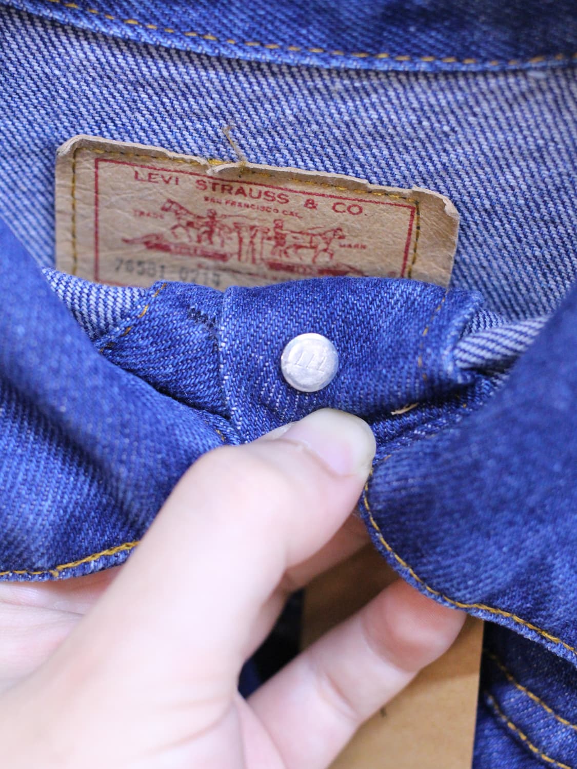 80s USA MADE Levi’s 76581-0214  상품이미지6