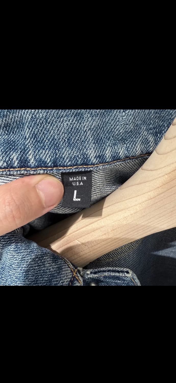 L / 톰포드 워시드 데님 트러커 청자켓 상품이미지5