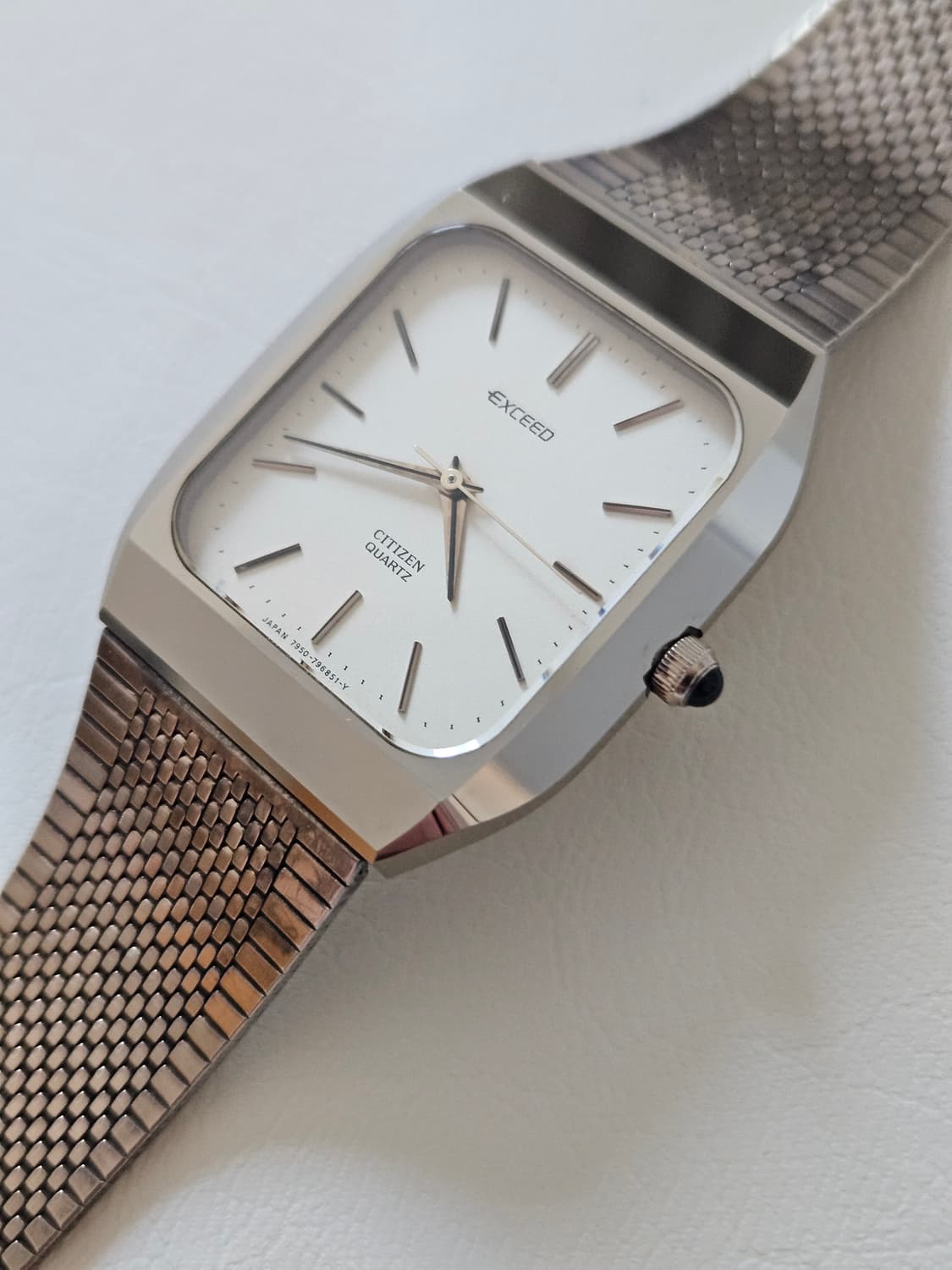 빈티지 시티즌 익시드 쿼츠 메탈 시계 상품이미지4