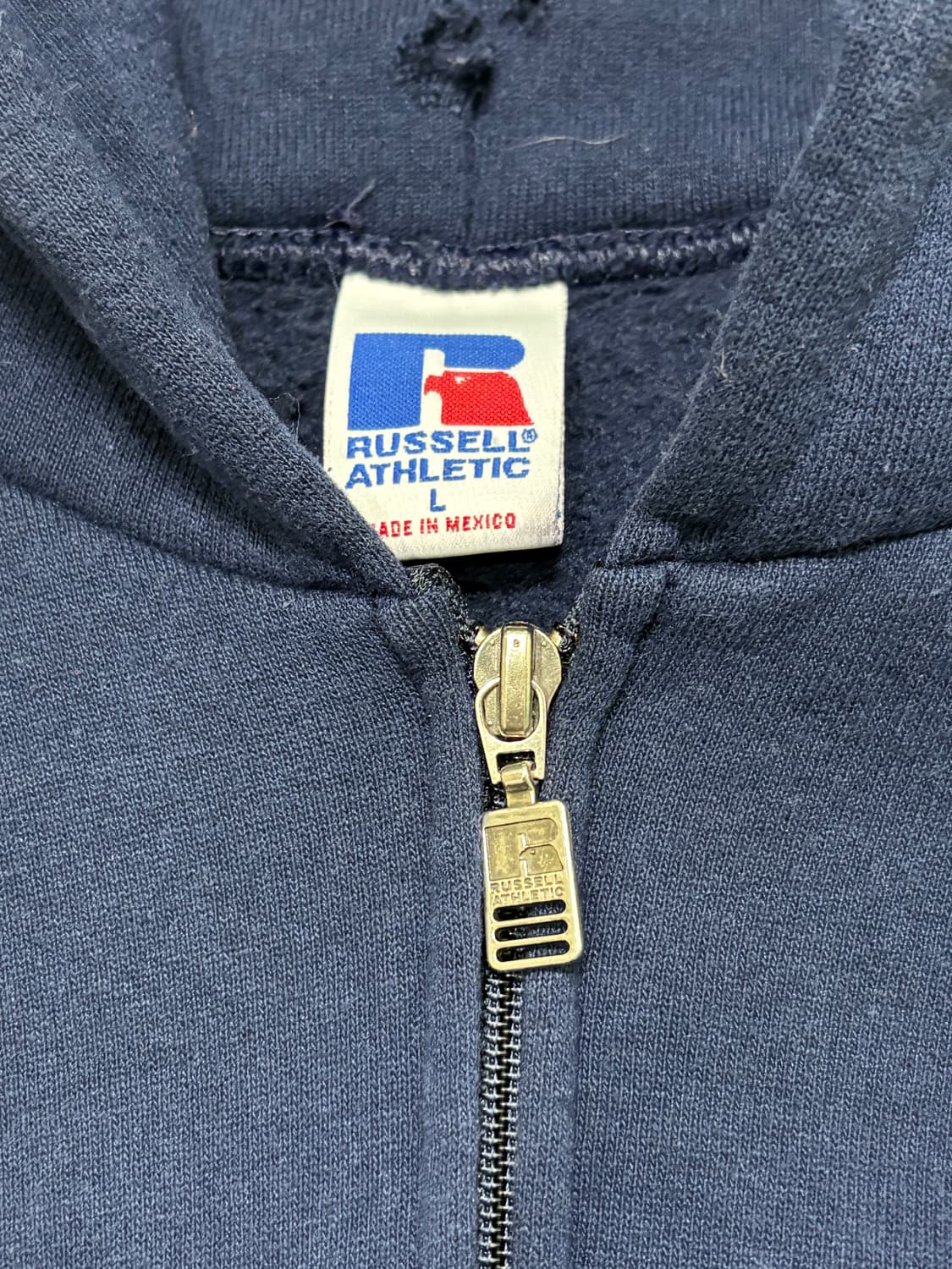 90s 러셀 후드집업 네이비 상품이미지5