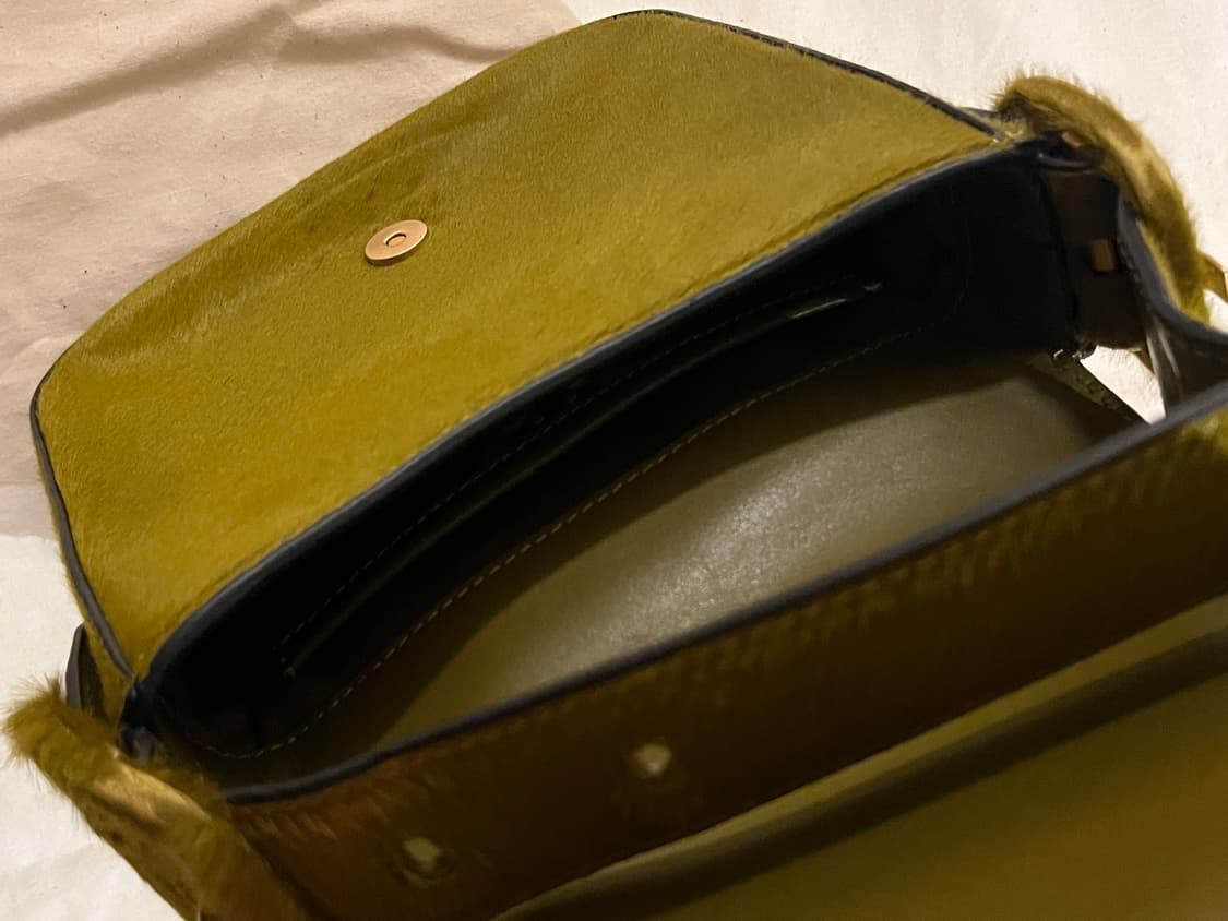 TORY BURCH 올리브색 송치가죽 숄더백 상품이미지5