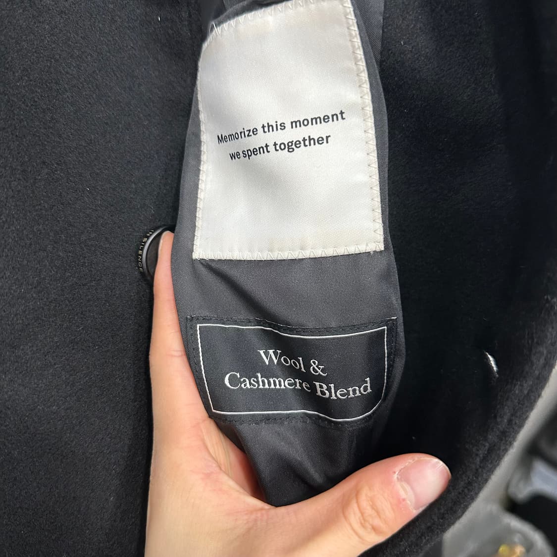 인사일런스 울 캐시미어 코트 상품이미지3