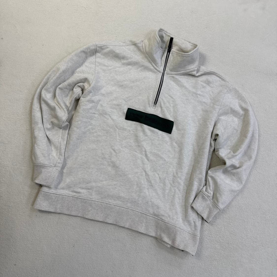 M 뉴발란스 하프집업 맨투맨 0410T 상품이미지1