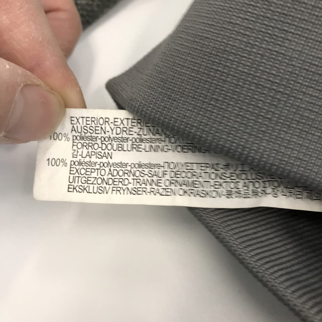 자라 그레이 봄버 블루종자켓 [L] 상품이미지6