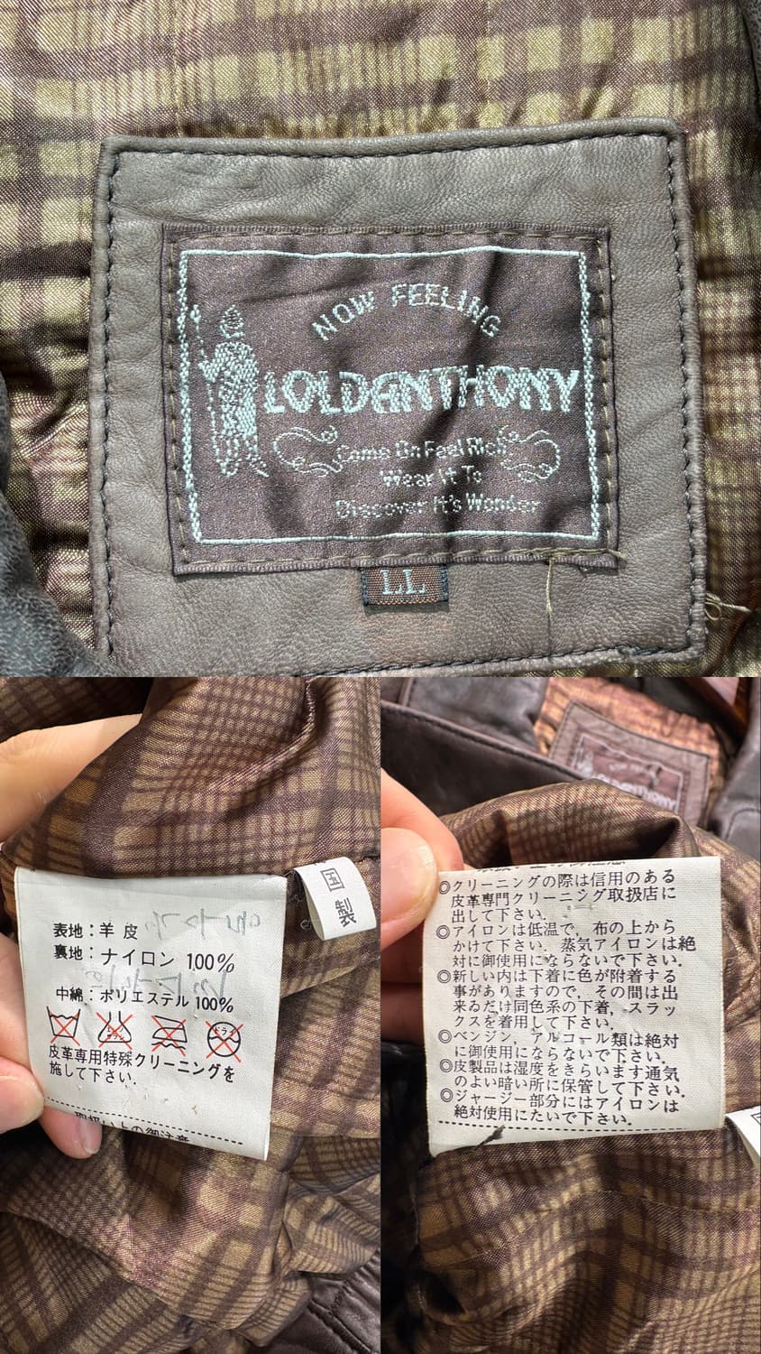 Lold Anthony 레더자켓 상품이미지10