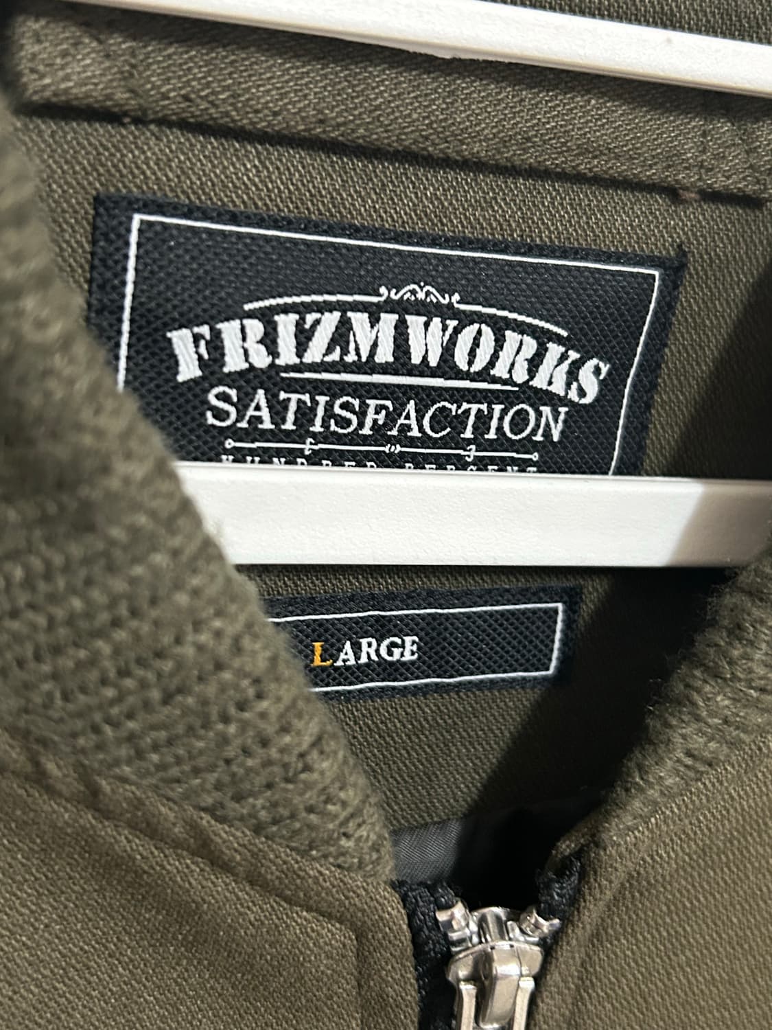 프리즘웍스 카키 헌팅 워크자켓 L 상품이미지2