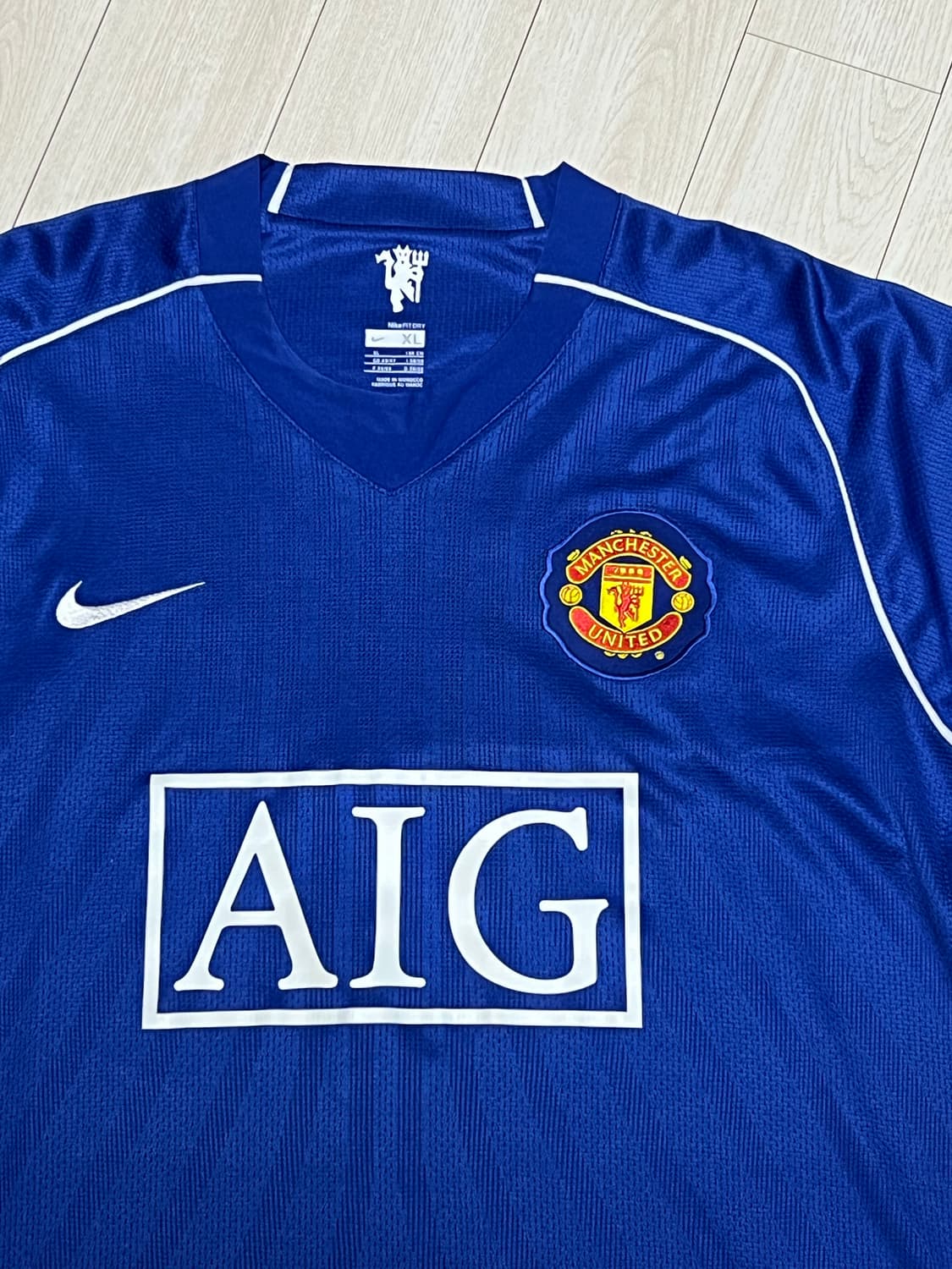 07/08나이키 맨체스터유나이티드 AIG스폰 긴팔 반데사르 키퍼유니폼XL 상품이미지2