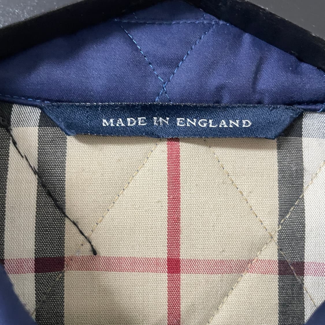 버버리 퀄팅 자켓 네이비 S 상품이미지4