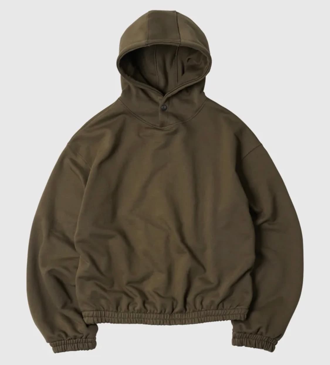 [L] 프리즘웍스 밴딩 스냅 후디 브라운 상품이미지1