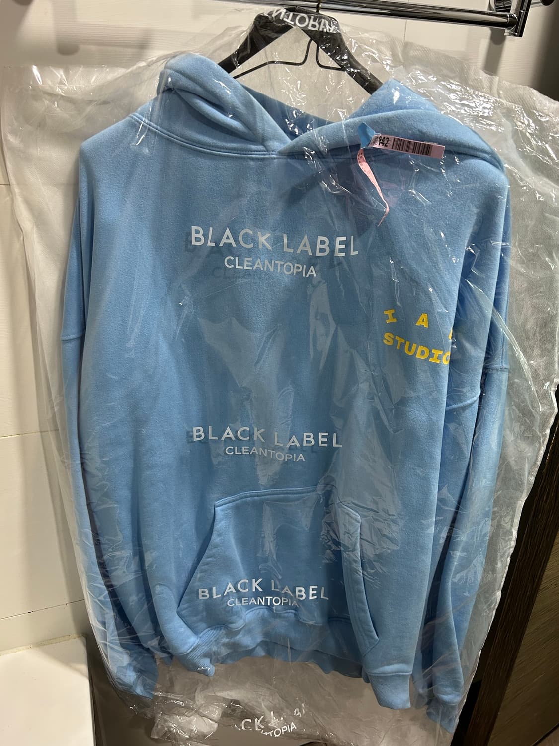 (2xl) 아이앱 스튜디오 후드 스카이 블루 레몬 상품이미지3