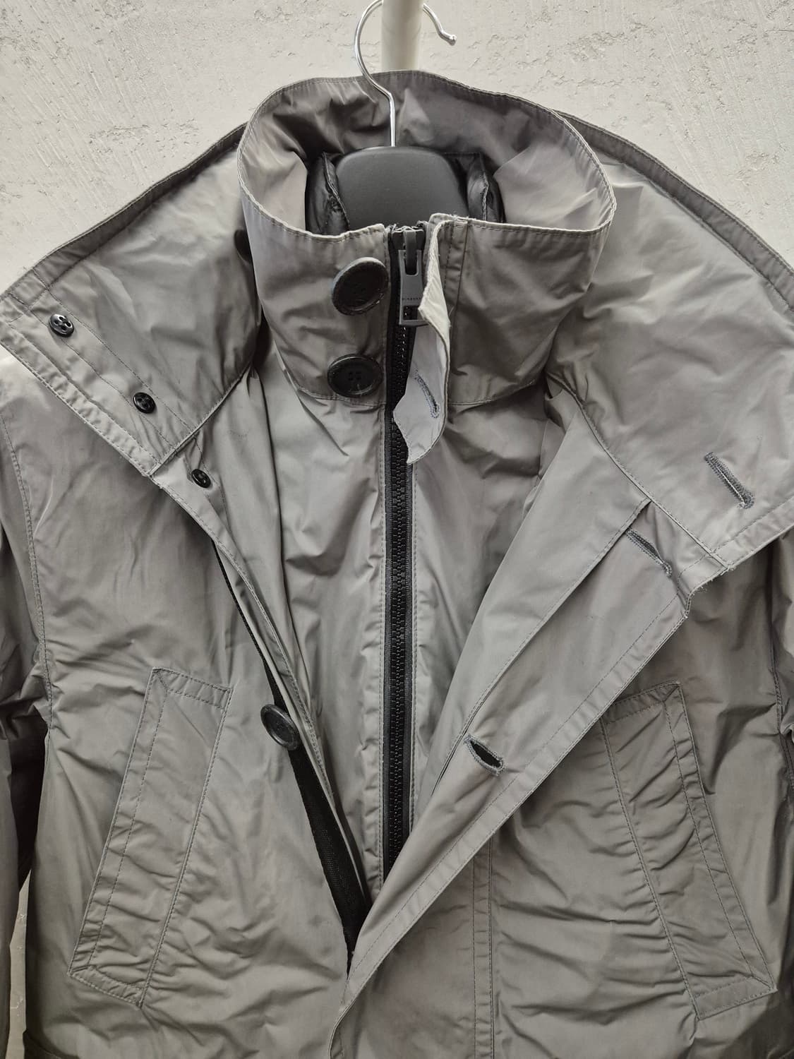 버버리 스포츠 그레이 후드 패딩 자켓 S 상품이미지5