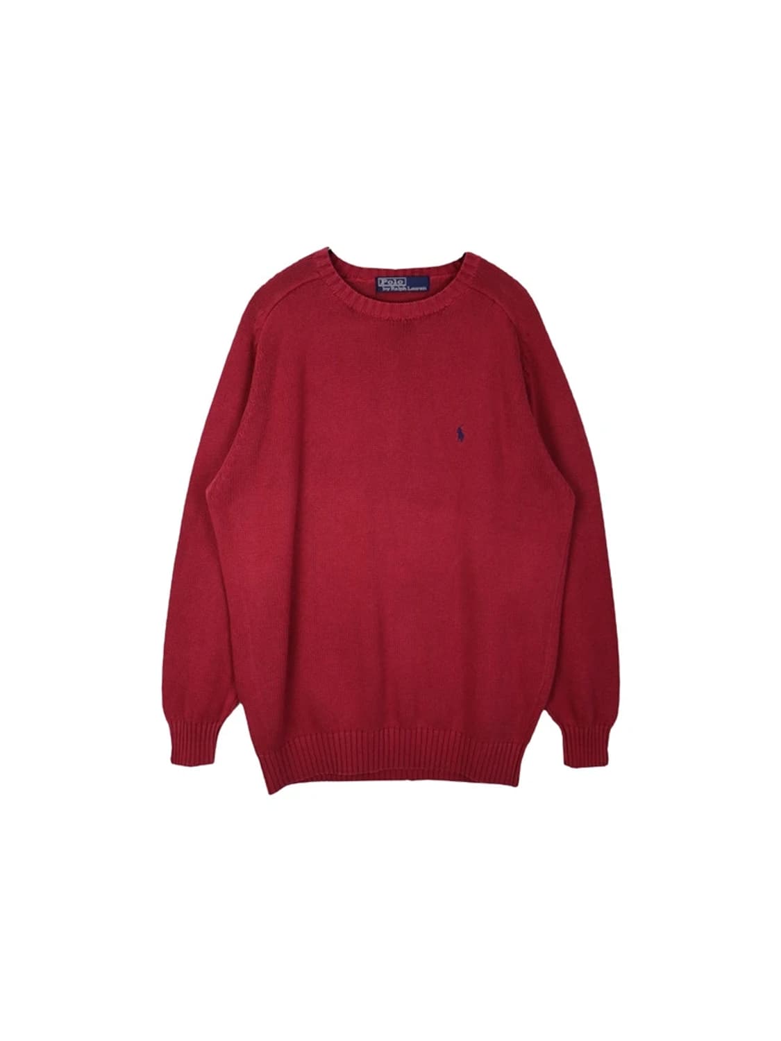 90's 폴로랄프로렌 버건디 니트 상품이미지4