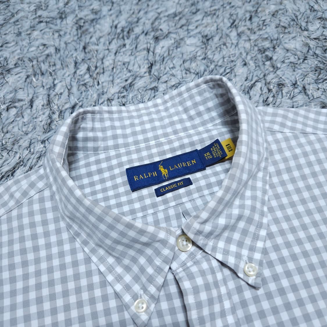 폴로랄프로렌) XXL 남자 클래식핏 체크셔츠남방 / 왕눈이샵 상품이미지8