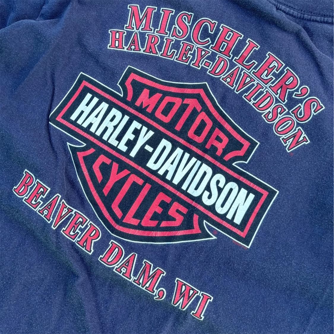 00s Harley Davidson Dealer Print T-shirt 상품이미지4