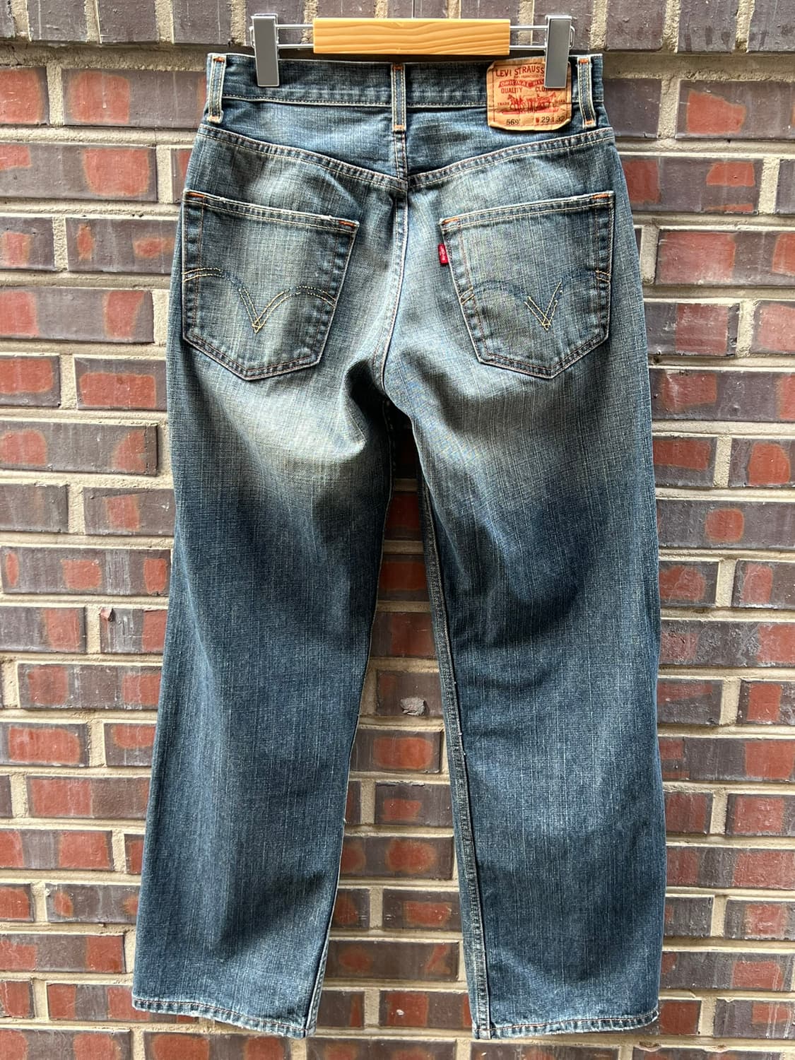 00's [29x32] 리바이스 569 루즈 스트레이트 중청 데님 팬츠 상품이미지9