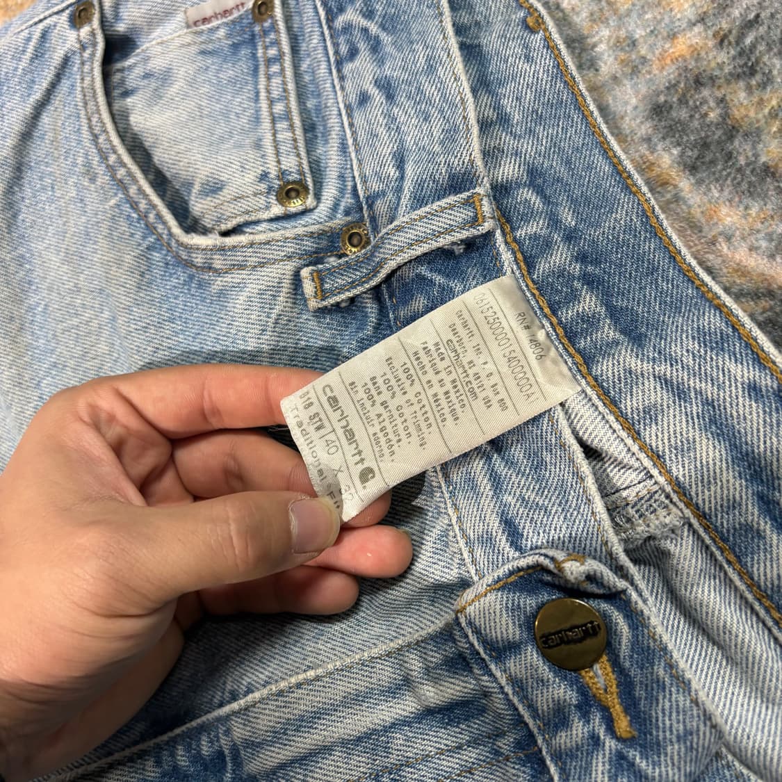 칼하트 90’s 빈티지 데님 팬츠 상품이미지6