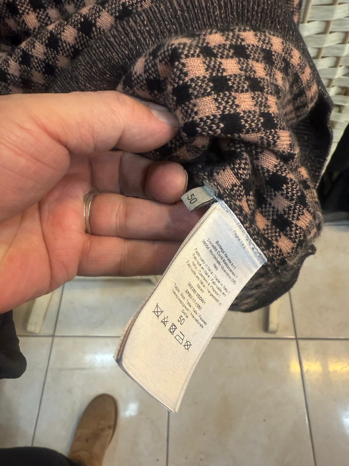 50/100-105 정품 보테카베네타 캐시미어 니트 팝니다 상품이미지3