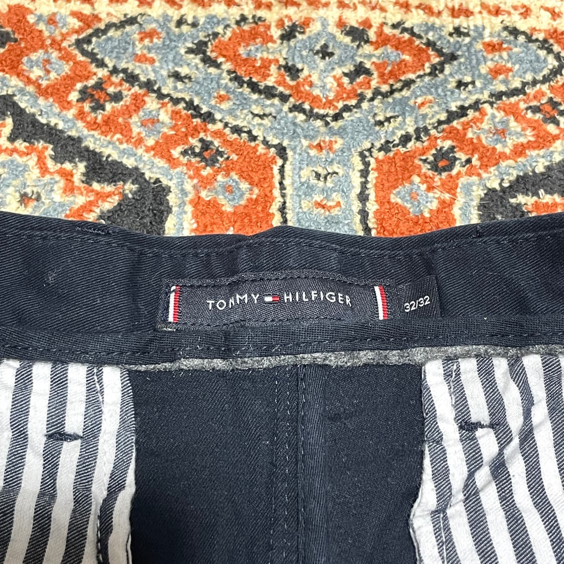 타미힐피거 네이비 면바지 치노팬츠 남성32/32 상품이미지3