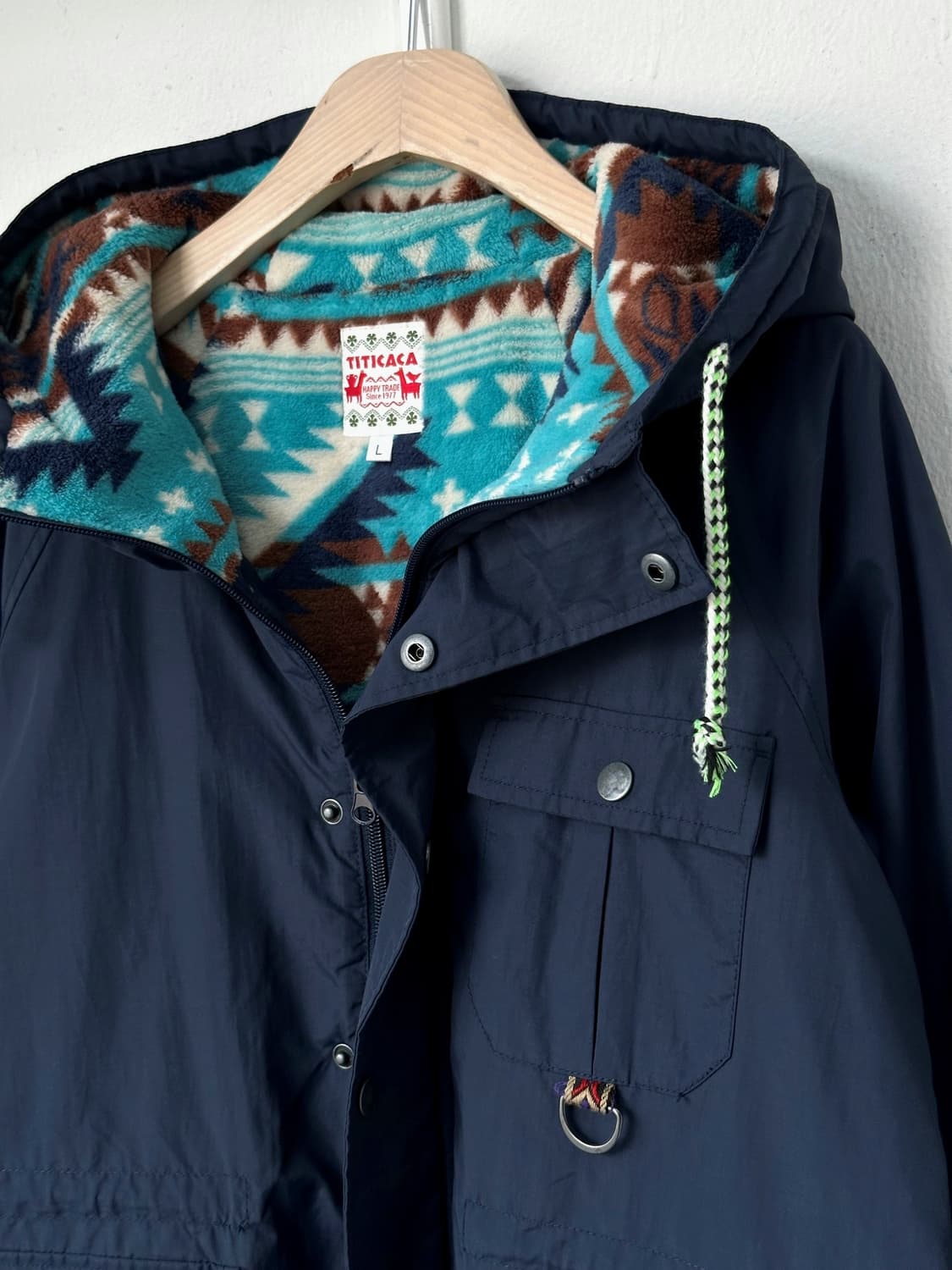 Washed nylon fleece liner hooded utility 상품이미지1