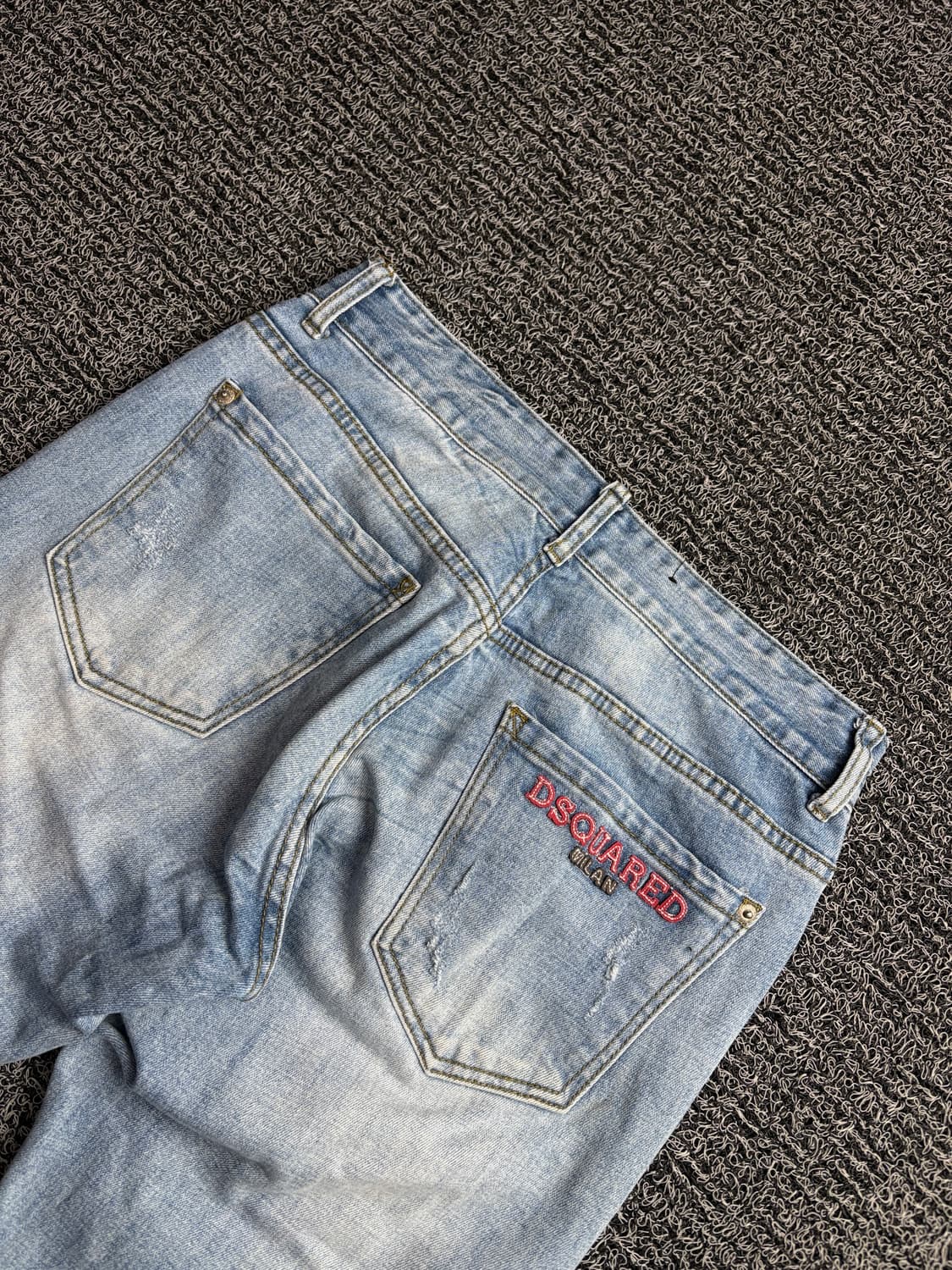 디스퀘어드2 리프드 디테일 디스트로이드 데님 팬츠 2659 상품이미지6