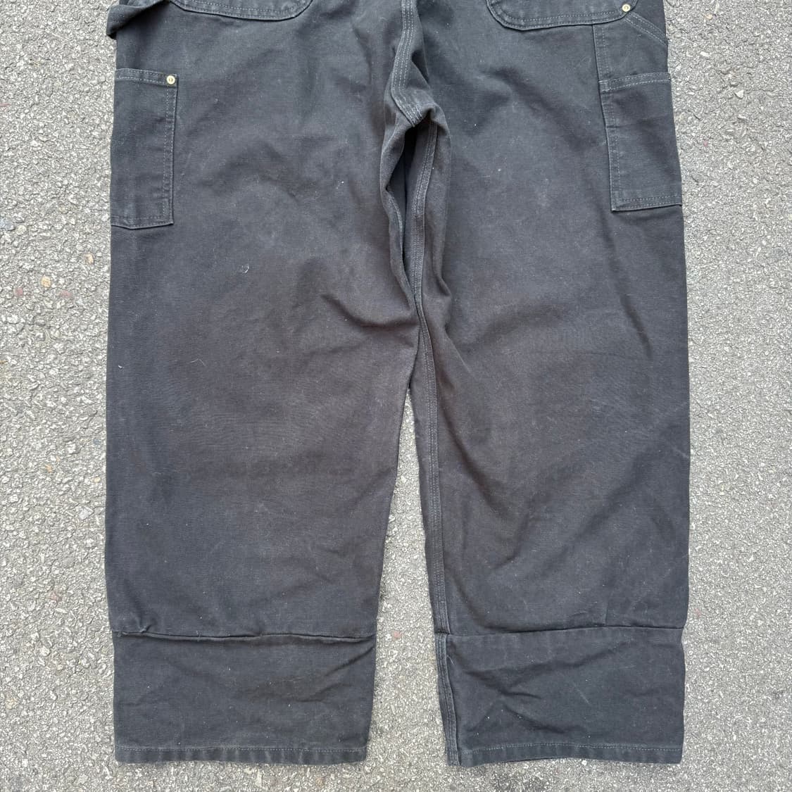 칼하트 더블니 오버롤 블랙 42x34 상품이미지5