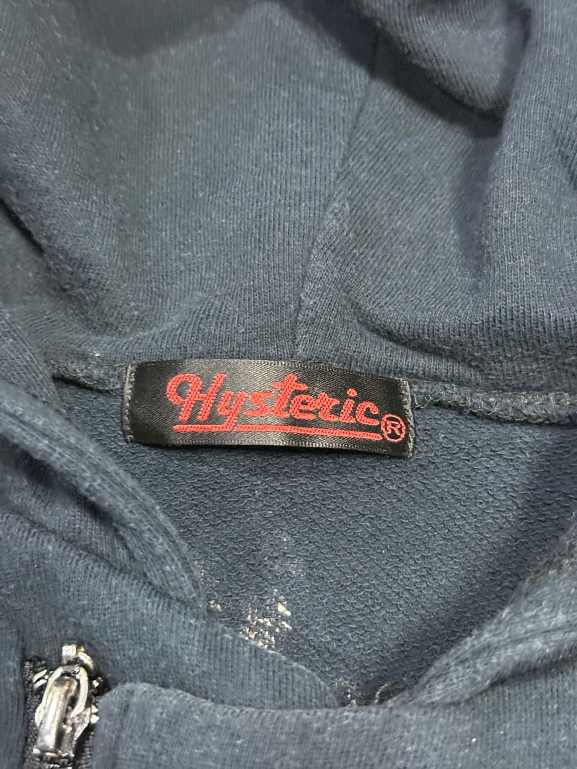 히스테릭 글래머 아카이브 프릴 사선 지퍼 후드 집업 자켓 상품이미지7