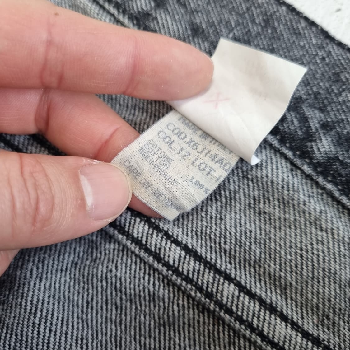 90S ARMANI JEANS 흑청 데님팬츠 - 32 상품이미지10