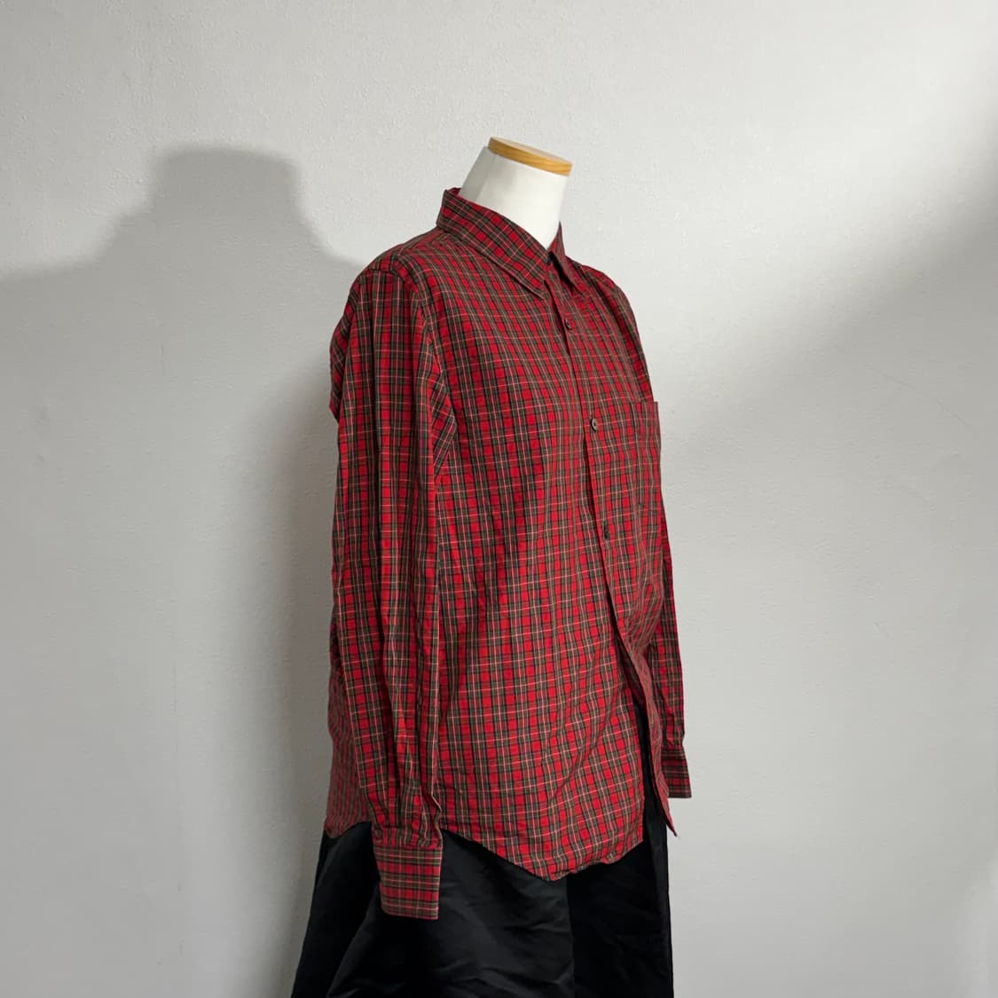 25ss 꼼데가르송 걸 타탄체크 셔츠 s 상품이미지2