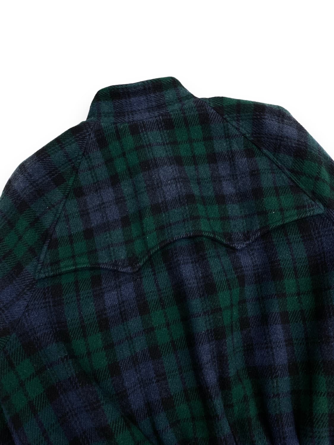 (110) 80s 폴로 블랙와치 울 헤링턴 자켓 상품이미지10