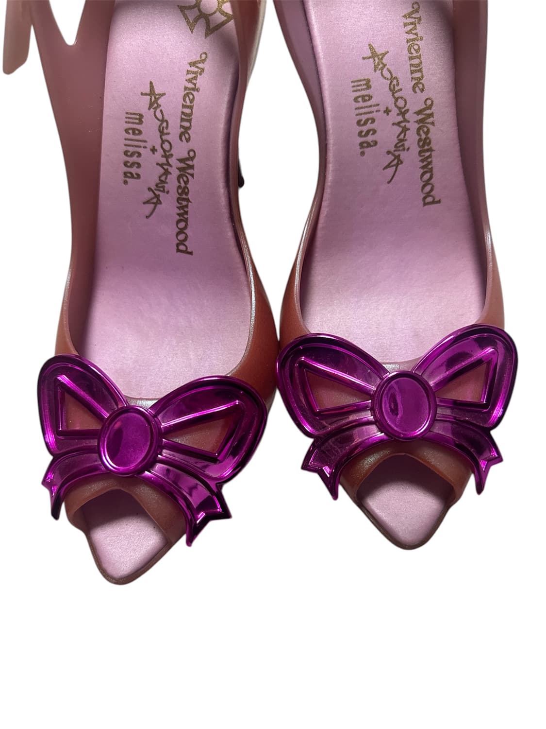 비비안웨스트우드 멜리사 y2k 갸루 리본 이리디센트 구두 상품이미지4