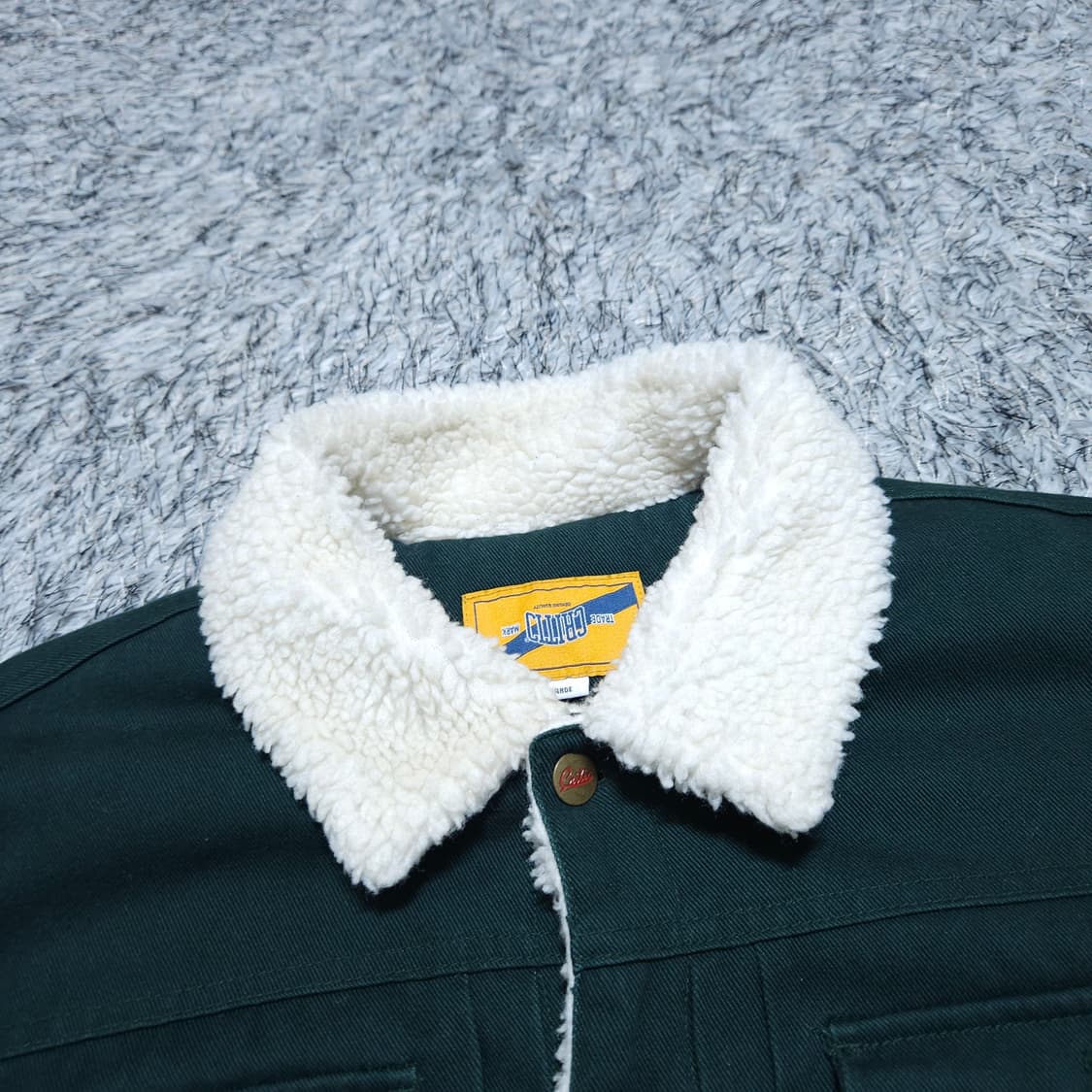 크리틱) L 남자 양털보아자켓 봄버자켓 / 왕눈이샵 상품이미지8