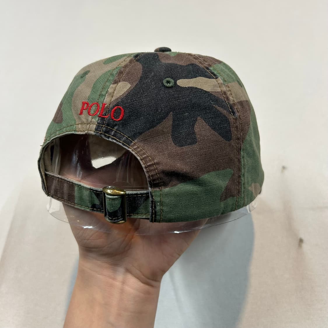 폴로 랄프로렌 타이거 패치 포니로고 카모 볼캡 모자 상품이미지5