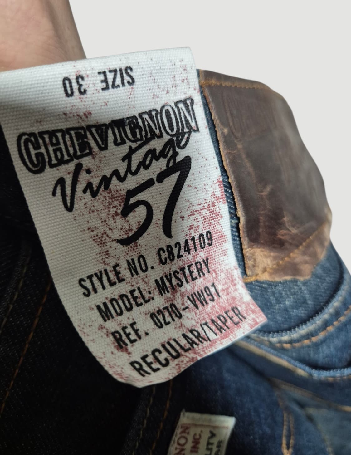 [30]쉐비뇽 데님 청바지 상품이미지5