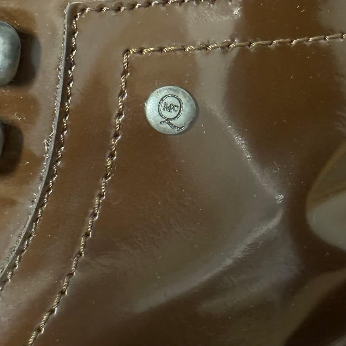 Alexander McQueen 브라운레더 하이탑 부츠 상품이미지5