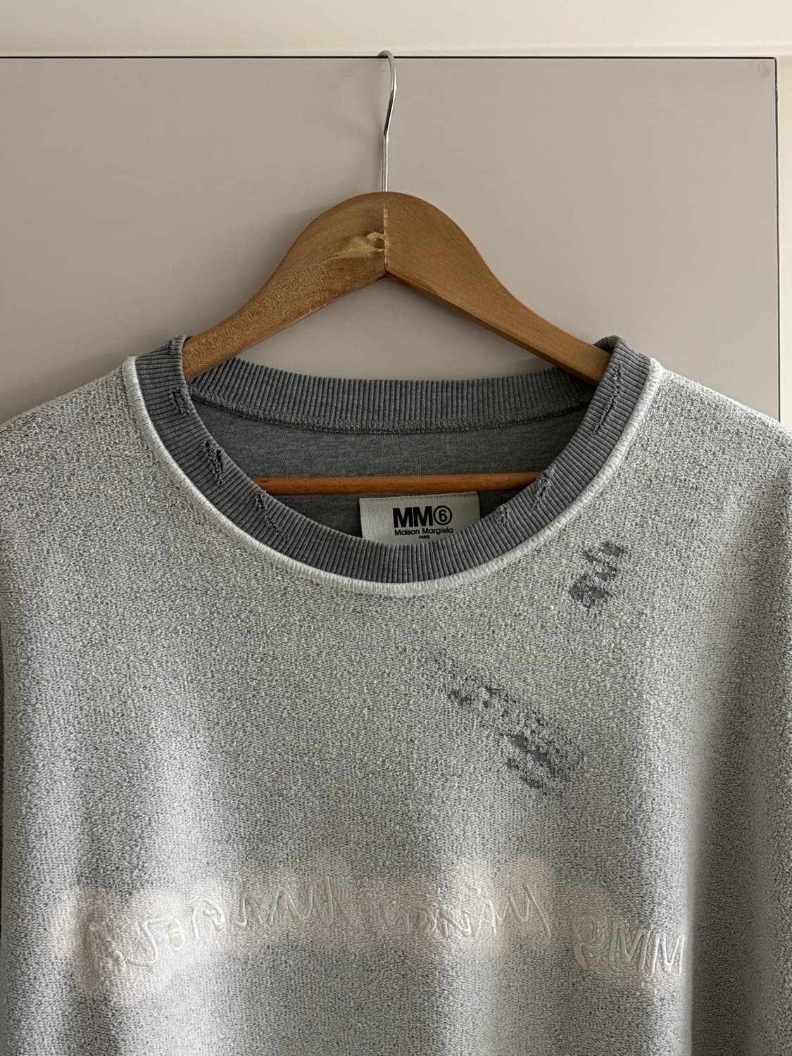 MM6 마르지엘라 리버스 맨투맨 상품이미지2