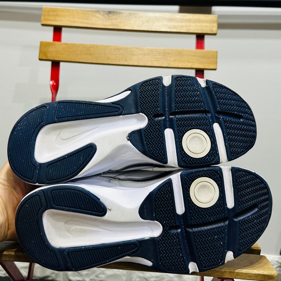 270) 나이키 운동화 남성 남자 신발 디파이 화이트 네이비 상품이미지6
