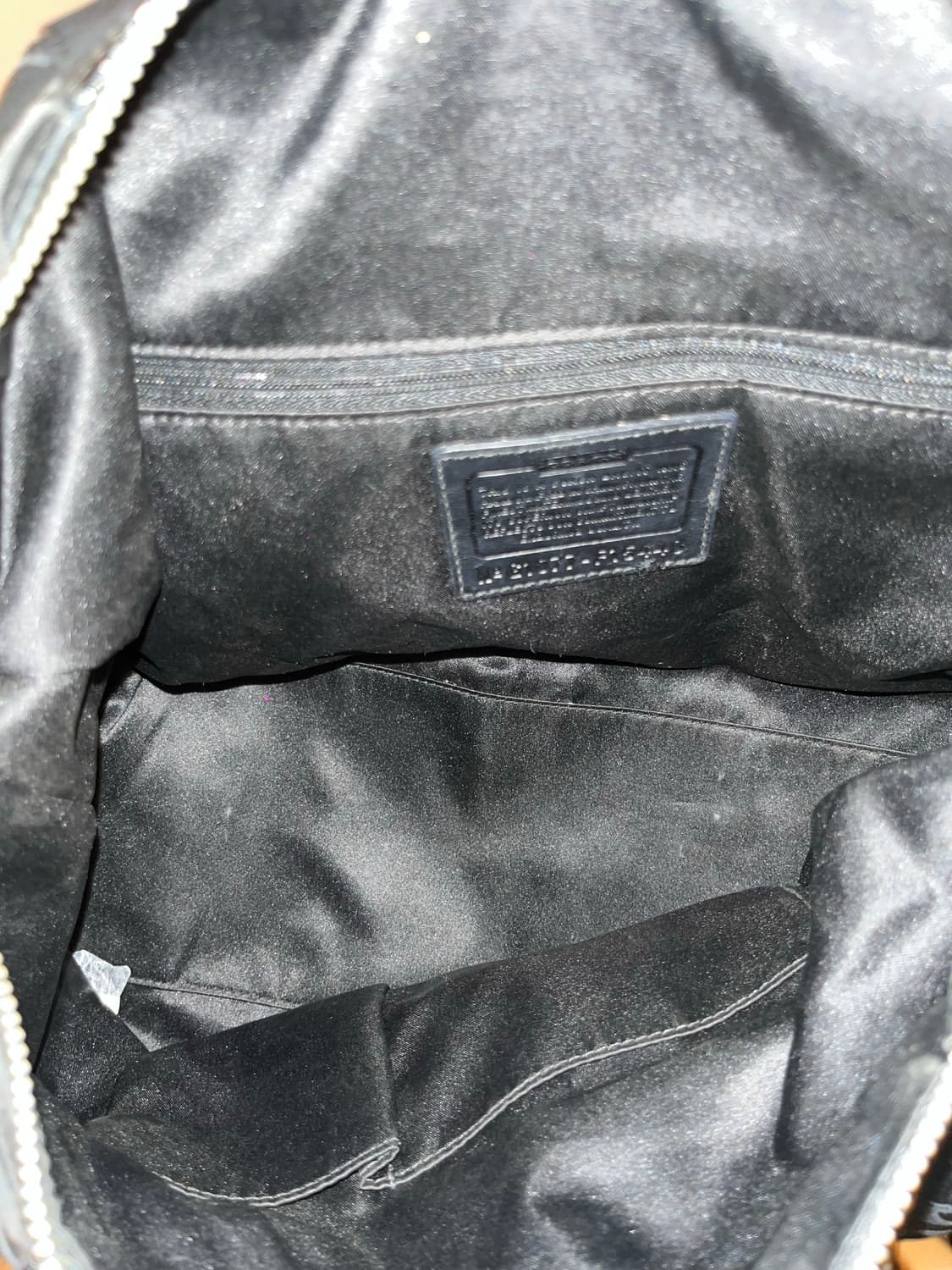 📦90s Coach All Black shoulder bag 상품이미지8