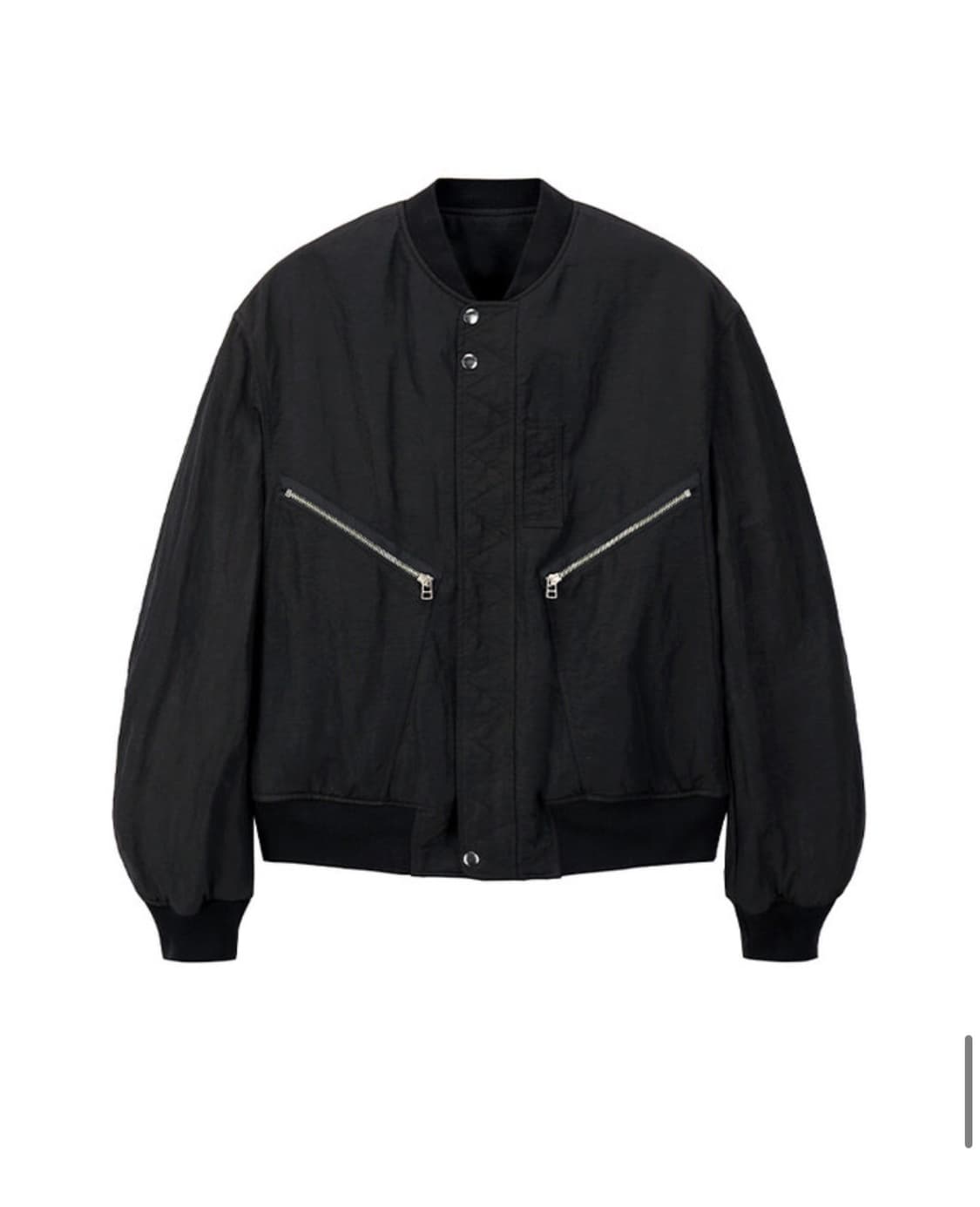 [M] 아트이프액츠 가먼트다잉 리버시블 MA-1 블랙 상품이미지2