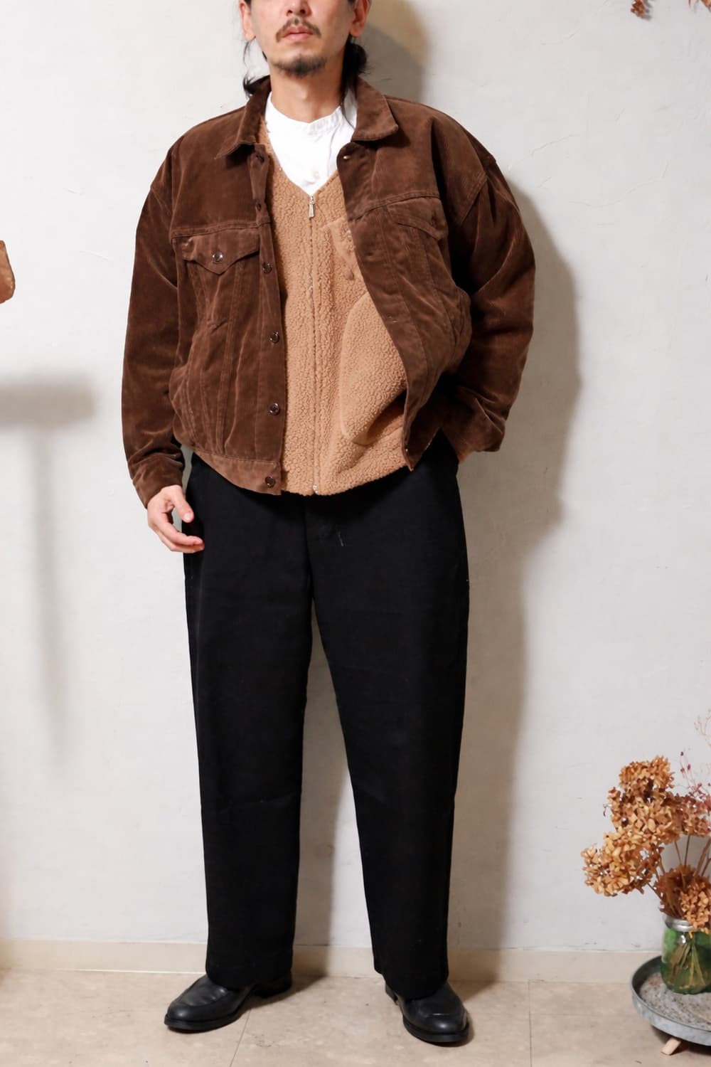 Porter Classic 플리스 집 가디건 블랙 상품이미지10