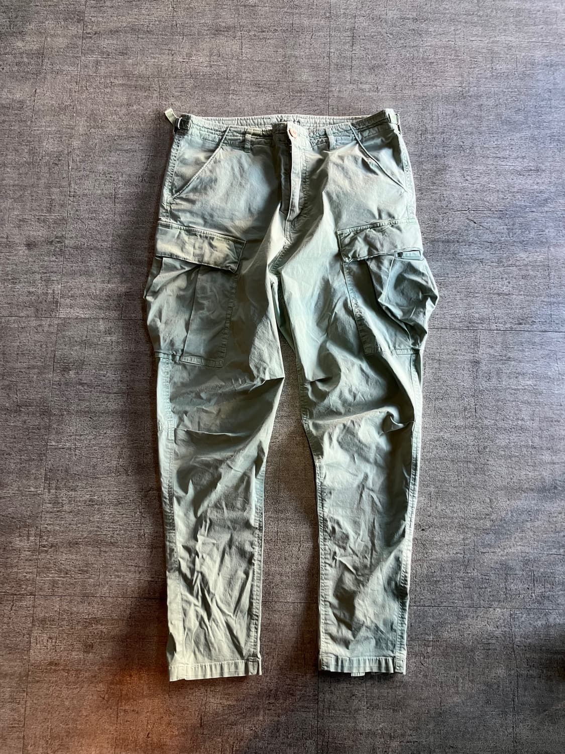 일본빈티지 올드스쿨아메카지 버클 워시드 카고팬츠 상품이미지1