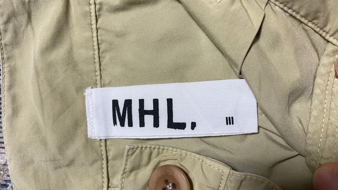 JPN 일본 빈티지 MHL 마가렛호웰 베이지 코튼 와이드 크롭 팬츠 3 상품이미지7
