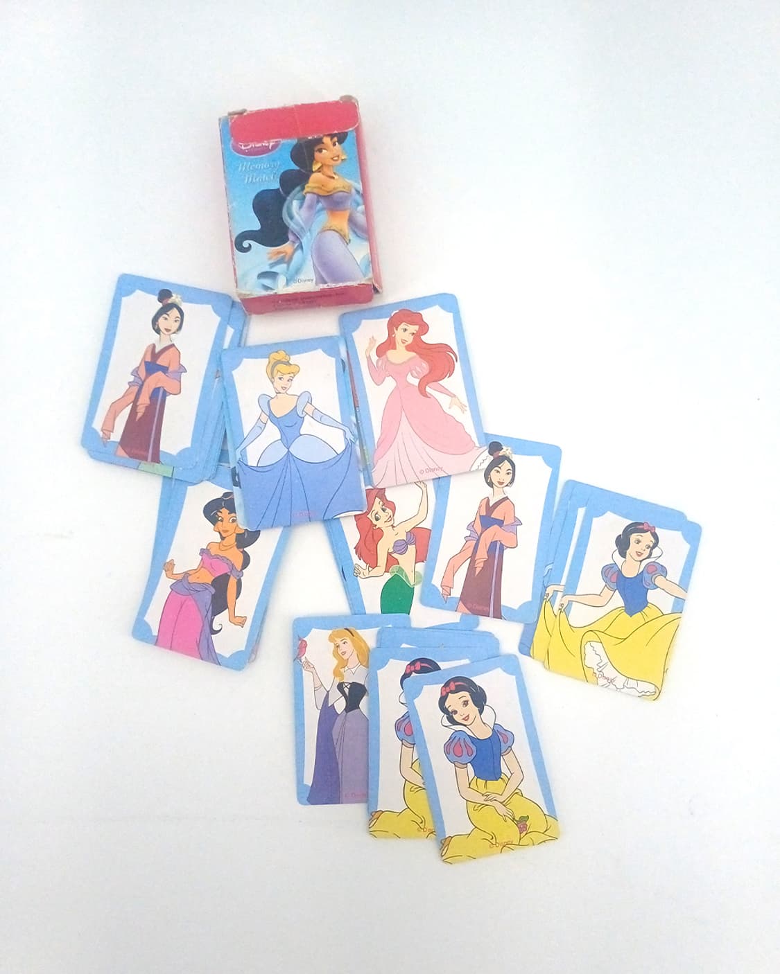 [중고] 월트 디즈니 공주 프린세스 알라진 쟈스민,잠자는숲속의공주 카드 상품이미지1