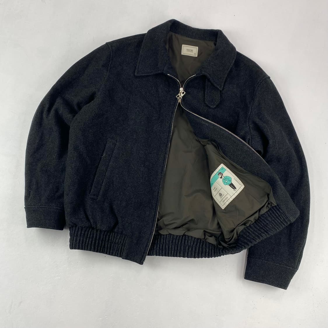 어나더오피스 울 볼륨 블루종 자켓 (105) 상품이미지1